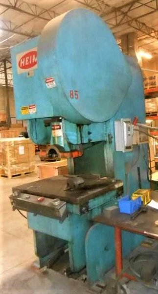 120-Ton HEIM Model 12-OBI-BG, Back Geared OBI Punch Press