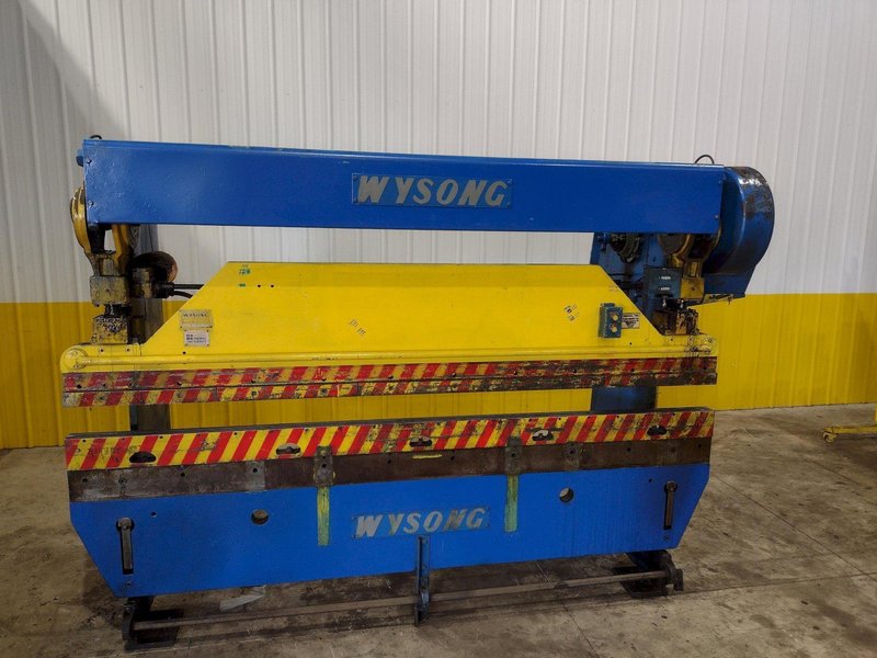 55 TON X 10&#039; WYSONG MODEL #55-8 MECHANICAL PRESS BRAKE: STOCK #22730