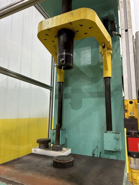 50 TON HANNIFIN MODEL F500-41-SP C-FRAME HYDRAULIC PRESS: STOCK #12233