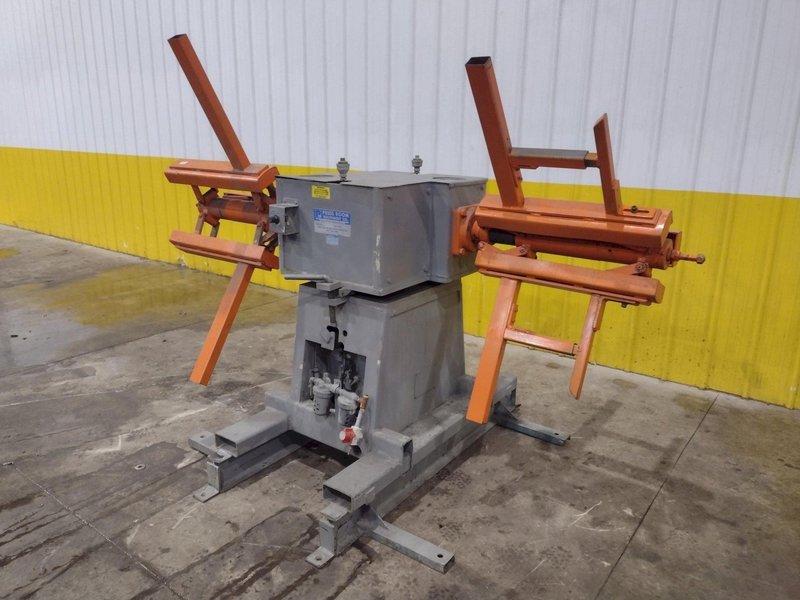 4,000 LBS X 24" PRESS ROOM EQUIPMENT MODEL #PRD-244000-NAB DOUBLE END COIL REEL UNCOILER: YOBRO #25067