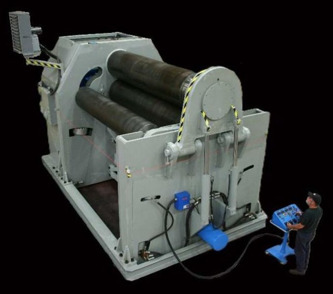 1 - NEW WDM HYDRAULIC INITIAL PINCH PLATE BENDING MACHINE, MODEL #: 404-21-10