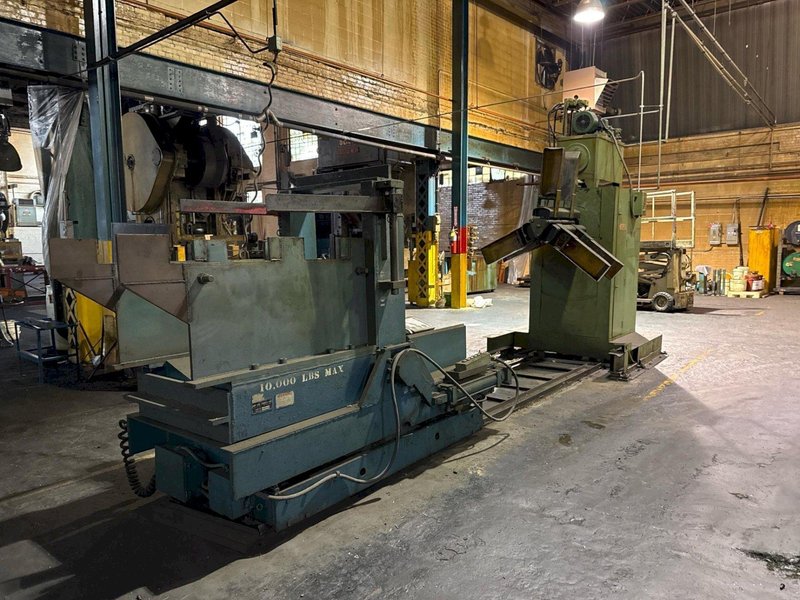 10,000 LBS POWERED COIL UPENDER FLIPPER &amp; TRAVERSING COIL CAR: YOBRO #26285