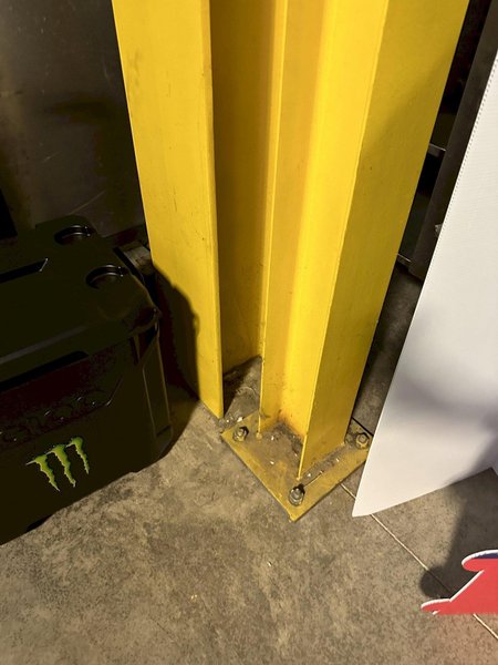 (6) I-BEAM COLUMN UPRIGHTS FOR 5 TON CRANE: STOCK #22455