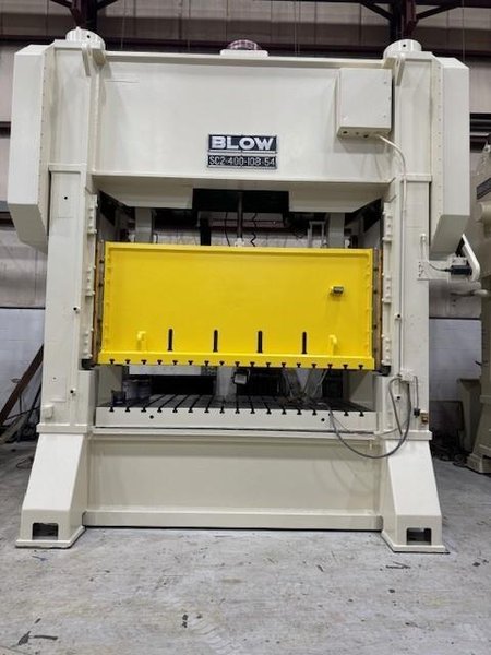 400-ton Blow SC2-400-108-54 Straight Side Mechanical Stamping Press For Sale, Year 1997