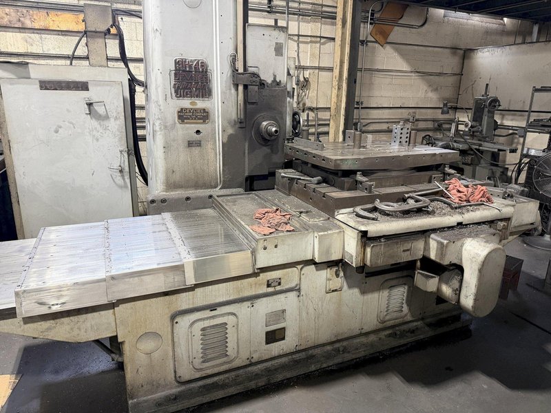 3" DEVLIEG 3H-48 SPIRAMATIC HORIZONTAL BORING MILL. STOCK # 0220426