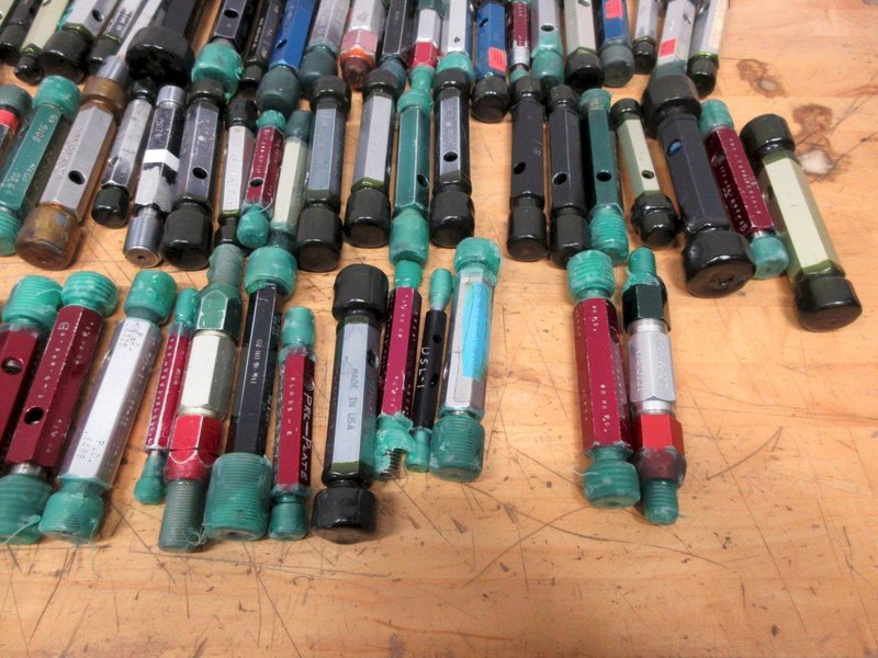 Threaded ID Go/No-Go Gauges, Standard SAE Sizes from 7/16-2-1/4"- Auction Item