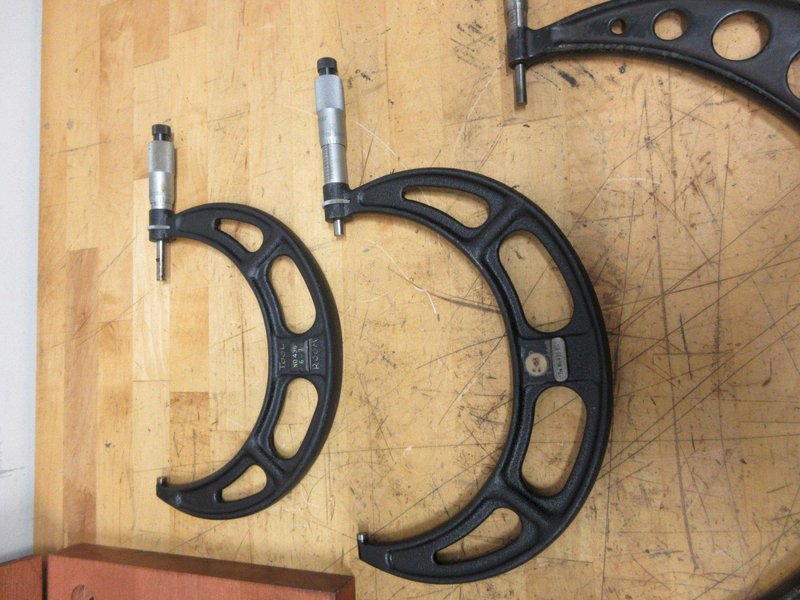 Starrett Large Micrometers (6pcs), 6-7", 7-8", 9-10", 11-12", 12-13"- Auction Item