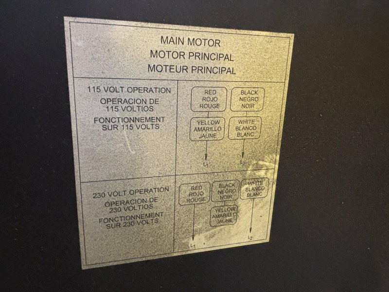 18" DAYTON MODEL #4TK02 VERTICAL BANDSAW W/ BLADE WELDER: YOBRO #23855
