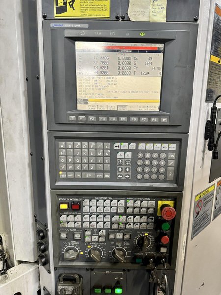 Okuma MA-400HA CNC Horizontal Machining Center For Sale - 2004