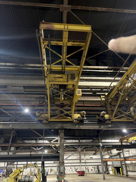 3 TON X 15' SHEPARD-NILES WALL MOUNTED POWERED GANTRY CRANE: STOCK 18473