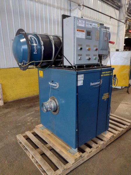15 HP DUSTCONTROL MODEL #DC-11 &amp; RAF-1600 DUST COLLECTOR SYSTEM: STOCK #17160