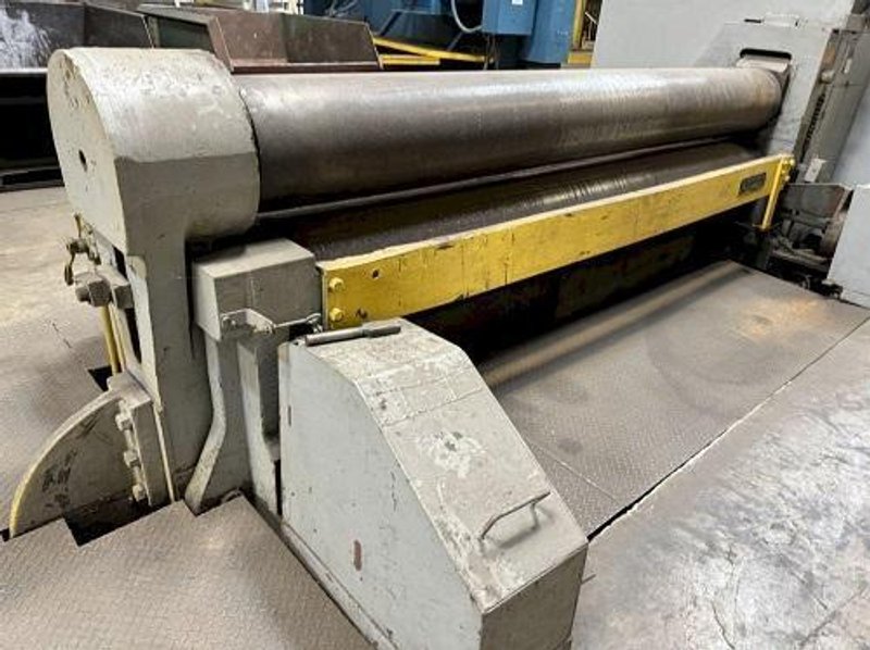 10' X 3/4" BERTSCH 3 ROLL INITIAL PINCH MECHANICAL PLATE ROLL