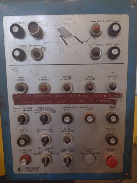 18&quot; X 80&quot; CINCINNATI MODEL #430-184 SIMPLEX HYPOWERMATIC PRODUCTION MILL: STOCK 15043