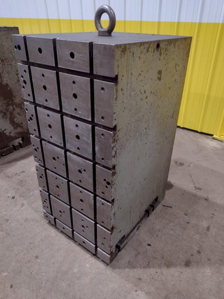 48&quot; X 24&quot; X 30&quot; ANGLE PLATES SET OF (2) T-SLOTTED BLOCKS: STOCK #19048