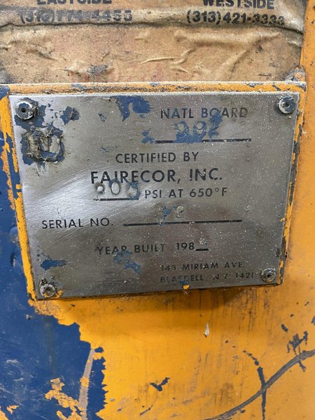 5 HP CURTIS AIR COMPRESSOR. STOCK #0628122.