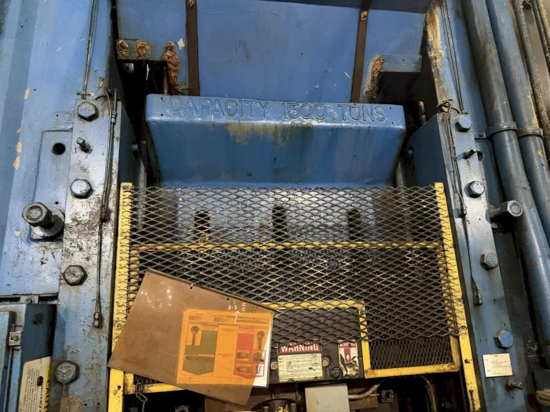 1500 TON BLISS #29 KNUCKLE JOINT PRESS WITH 15" STROKE: YOBRO #25127