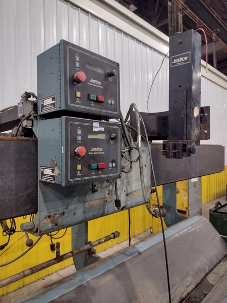 16' JETLINE ENGINEERING MODEL #LWS-192 LONGITUDINAL EXTERNAL SEAM WELDER: YOBRO #25751