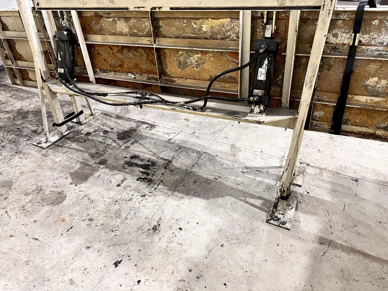 20,000 LBS X 54&quot; X .125&quot; CWP COIL SERVO FEED LINE, REEL, STRAIGHTENER, FEEDER, THREADING TABLE: STOCK #21083