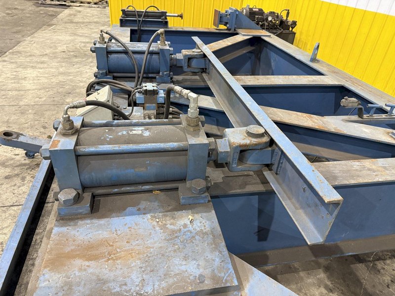 250 TON X 21' CAMBCO HYDRAULIC BEAM CAMBERING / BENDING MACHINE: YOBRO #24412