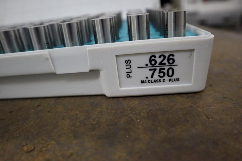 Vermont Pin Gage Set .501" - .625"+, and Meyer Pin Gage Set .626" - .750" +, in Plastic Cases- Auction Item