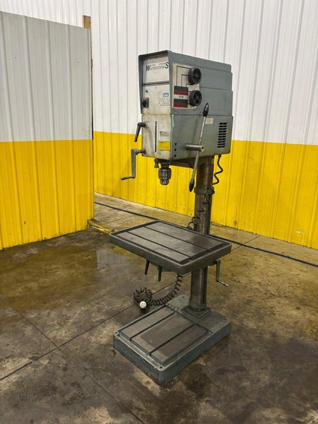 25" WILTON STRANDS MODEL #79208 SINGLE SPINDLE GEARED HEAD DRILL PRESS: YOBRO #24558