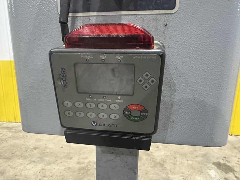 2016 ROBOPAC MODEL ROTOTECH-CS-708  FLOOR MOUNTED SEMI-AUTOMATIC STRETCH WRAPPER : STOCK #22319