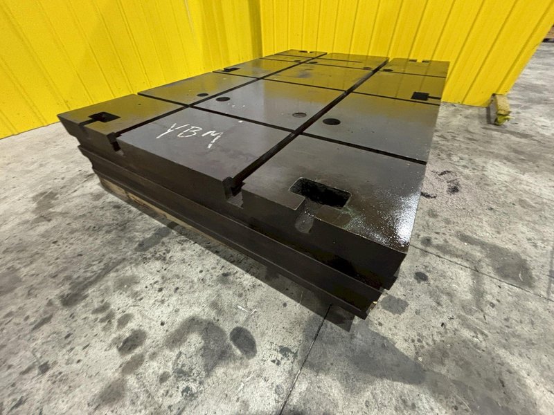 60&quot; X 90.5&quot; X 13&quot; T SLOTTED FLOOR PLATE: STOCK 11835