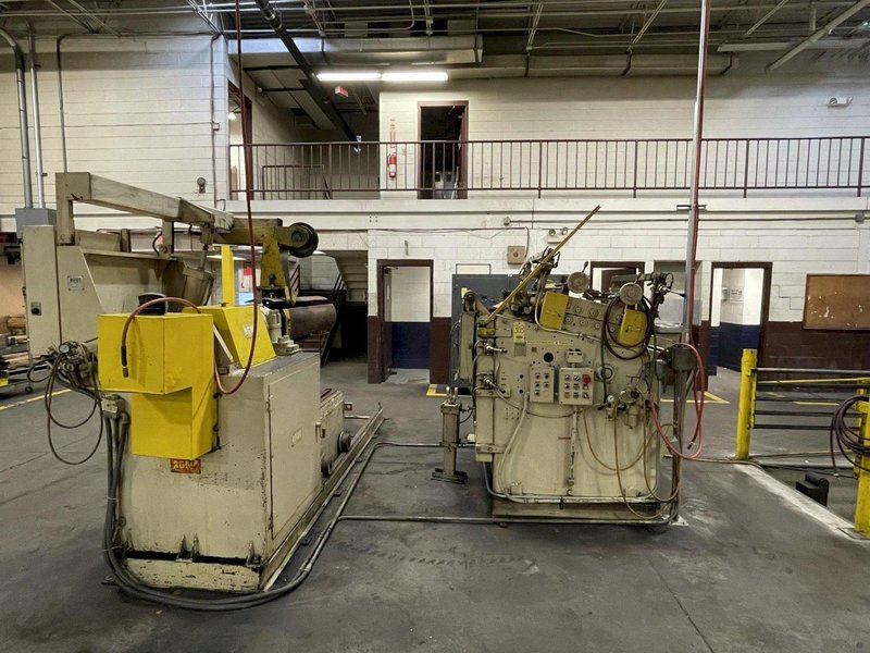 10,000 LBS. X 40&quot; X .110&quot; ROWE SERVO CONVENTIONAL COIL FEED LINE FOR METAL STAMPING