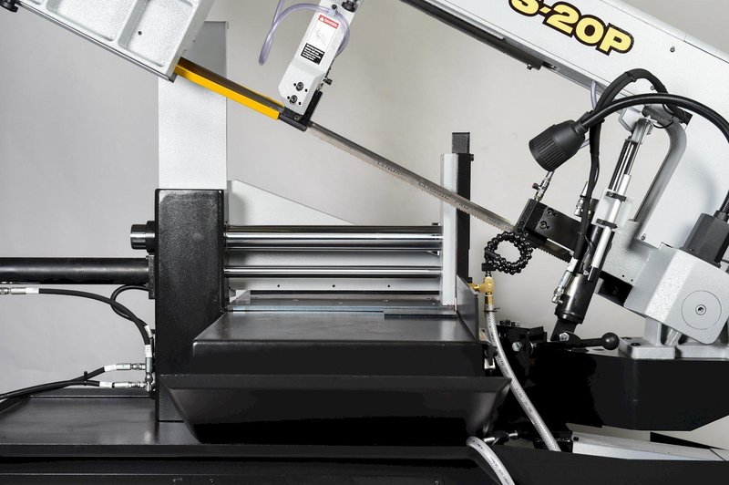 NEW 13" x 18" HYD-MECH MODEL S-20P SEMI-AUTOMATIC HORIZONTAL PIVOT BAND SAW