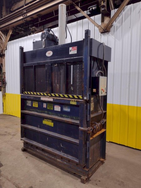 72&quot; X 30&quot; JV MFG CRAM A LOT MODEL #DBR-72-H VERTICAL HYDRAULIC CARDBOARD BALER: STOCK #18058