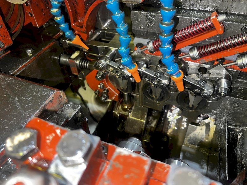 5/16&quot; National Machinery Formax Model FX22M Two Die Two Blow Progressive Header