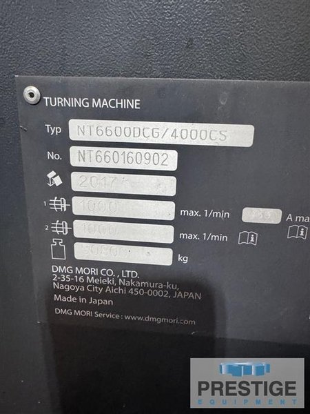 DMG Mori NT6600DCG/4000CS CNC Turning &amp; Milling Center