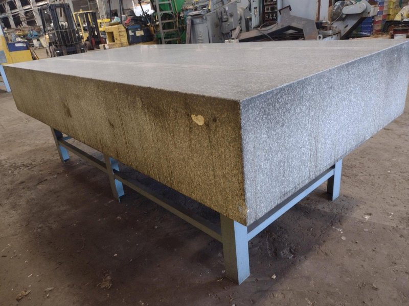 8&#039; X 4&#039; X 14&quot; ROCK OF AGES PRECISION LAYOUT INSPECTION GRANITE TABLE: STOCK #23787