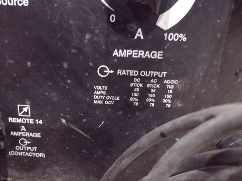 1 PHASE MILLER ECONOTIG STOCK 903367 TIG WELDER: YOBRO #24381