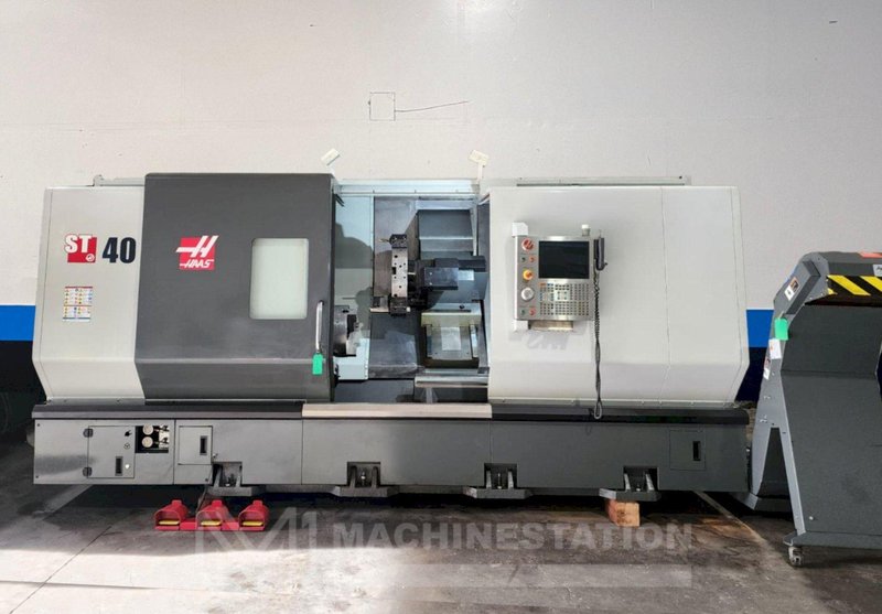 Haas ST-40 CNC Turning Center –  C Axis Live Tool Lathe
