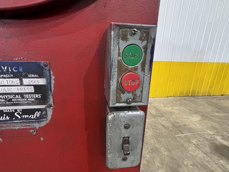 250 TON SERVICE MODEL #CCPM250T HYDRAULIC HOBBING PRESS: STOCK #23196