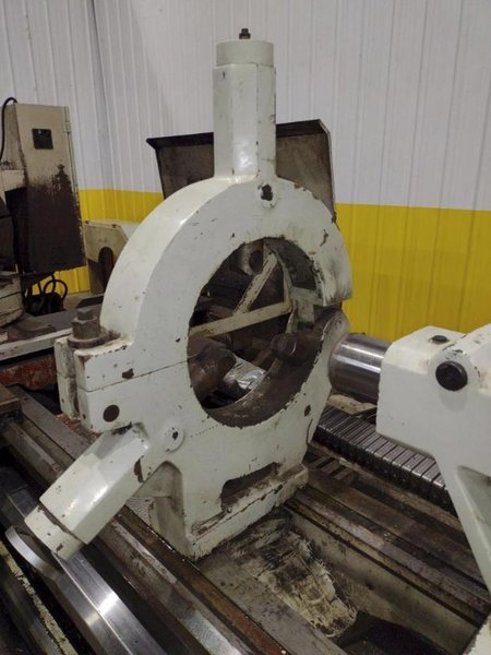 35" X 120" WILLIS PK35 HOLLOW SPINDLE ENGINE LATHE 10" HOLE. STOCK # 0547226
