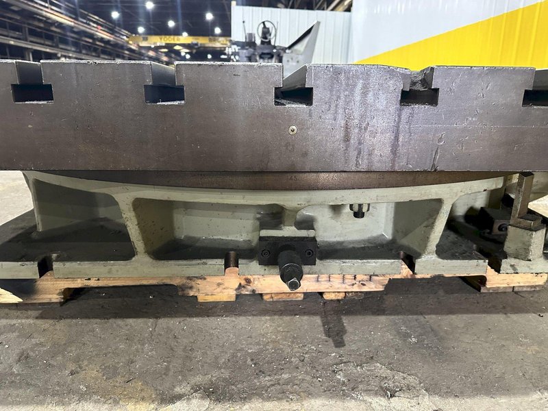 60&quot; X 60&quot; SHIBAURA MODEL #BFT-13CW2 T-SLOTTED ELECTRIC POWERED ROTARY TABLE: STOCK #19526