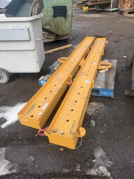 10,000 LBS X 128" X 10" CALDWELL MODEL #17-5-10 SPREADER BAR: YOBRO #24576