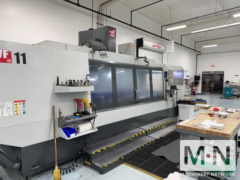 HAAS VF-11/40 CNC Vertical Machining Center, 2018 - Wired for 4th Axis