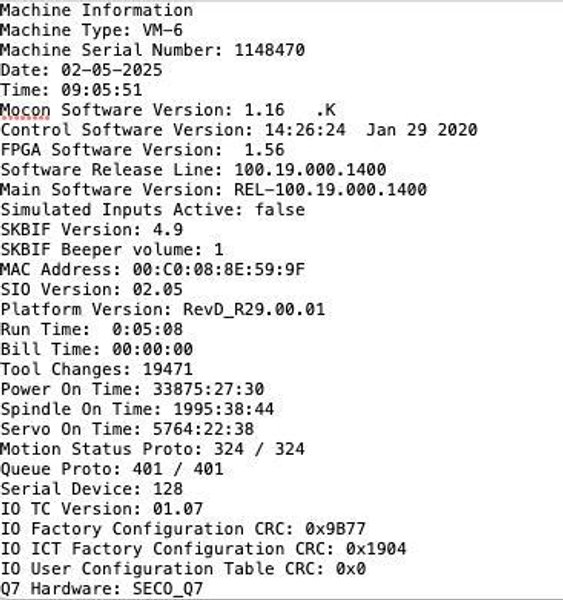 2018 HAAS VM-6 5th Axis VMC with Low Hours Stock: #81088949