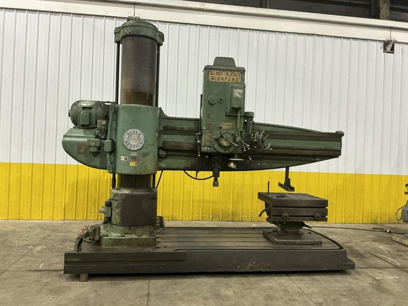 8' X 19" CINCINNATI BICKFORD RADIAL DRILL: STOCK #18554
