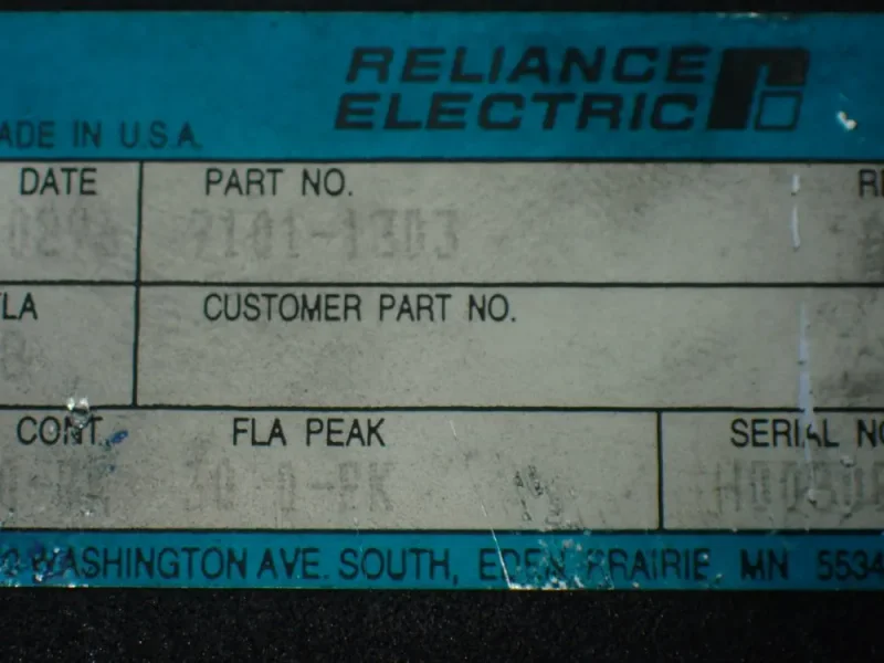 RELIANCE ELECTRIC ELECTRO-CRAFT BRU-200 BRUSHLESS SERVO DRIVE  -  9101-1303