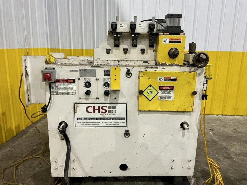 12" WIDE x .156" CHS MODEL #PTS-300-7-12 7 ROLL COIL STRAIGHTER - PULL THROUGH: YOBRO #24163