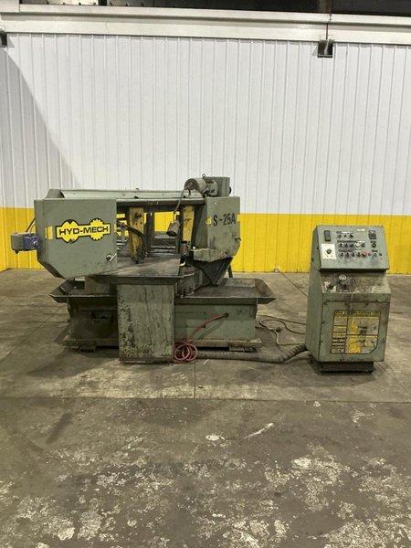 18" X 27" HYDMECH MODEL #S25-A HORIZONTAL SWIVEL MITER AUTOMATIC BAND SAW: YOBRO #25047