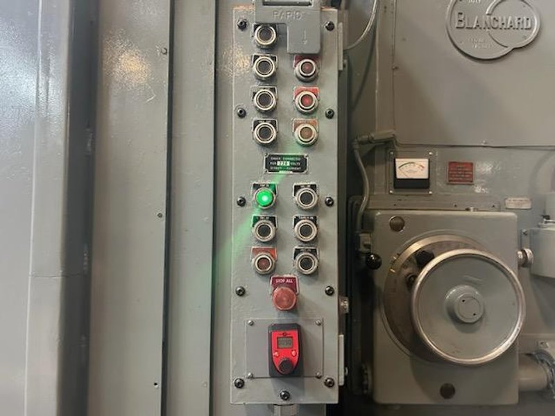 Blanchard #32HD-60, 200 HP, 60" Geared Head Vertical Spindle Rotary Surface Grinder, 73', Certified