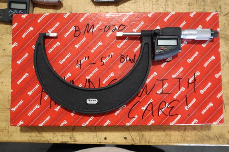 Digital Micrometers, Mitutoyo, Starrett and Fowler- Auction Item