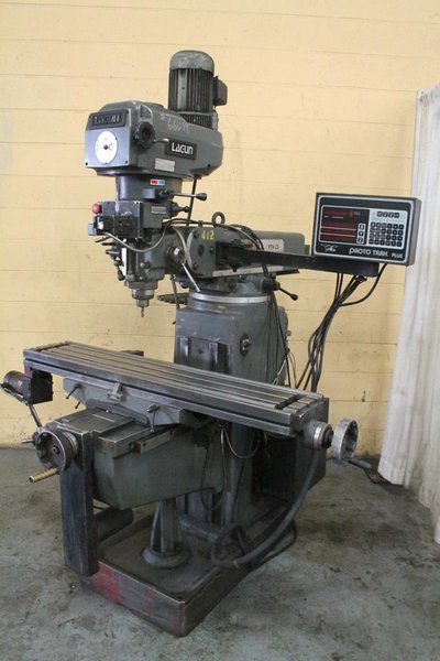 2 HP LAGUN MODEL #FTV-2S RAM TYPE VERTICAL MILL: STOCK #66085