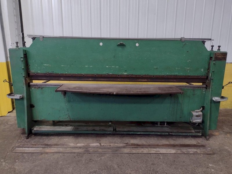 10' X 16 GAUGE ROTODIE MODEL #10 HYDRAULIC BENDER BRAKE: STOCK #18065