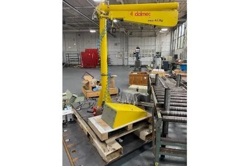 Dalmec Type PVC 100-Lbs. Capacity Pneumatic Positioning Jib Arm with Hand Held Controller
